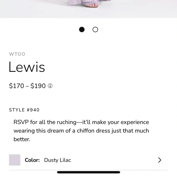 Watters 940 Dusty Lilac - Picture 2 of 3